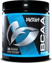 Festa del muscolo Vegan BCAA polvere 4:1:1 Rapporto Keto Friendly Sugar Free Post Workout Recovery, Blue Ice Pop, 300g