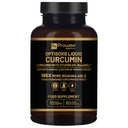 Curcumina liquida ottimale con vitamina D - 60 Liqcaps | 185x Biodisponibilità curcuma e curcumina - Ultra Biodisponibile | Capsule Liquidi con 1000mg NovaSOL Dosaggio giornaliero - UK Prodotto