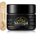 Shilajit Pure Himalayan Resina,Pure Shilajit con 85+ Trace Minerals & Acido Fulvico per l'Energia e Immune di Uomini e Donne 2.1 OZ (4 mesi di alimentazione)