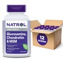 Natrol Glucosamine Chondroitin e MSM compresse, 150-Pack di 12