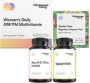 Supporto bilanciamento dell'ormone Bundle | Myo-Inositol & D-Chiro Inositol Blend 30-day Alimentazione | Organic Spearmint 30-day Alimentazione | Premium Daily Multivtamin per le donne 30-day Alimentazione | Mattina Malattia Tea 15