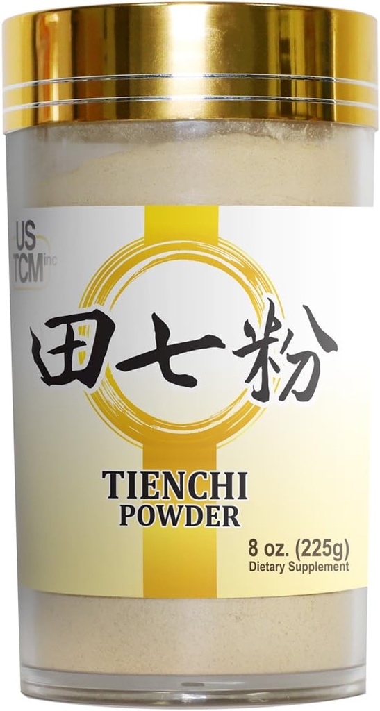Polvere di tienchi puro al 100% Pseudoginseng Notoginseng Sanqi polvere Tienchi Ginseng polvere 🙂 nata 120mesh (8oz)