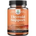 Herbal Thyroid Support Complex - Potente Kelp Iodine Supplemento con L Tyrosine, Bladderwrack, Selenium & Pure Ashwagandha per l'equilibrio dell'ormone - Mood & Energy Pills - 120 capsule alal