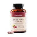 Estratto di radice di barbabietola naturale 1325mg con barbabietola organica - Booster di ossido nitrico per la circolazione e il supporto di salute del cuore - Vegan, senza glutine, non OGM - 120 capsule[60 Day Supply]