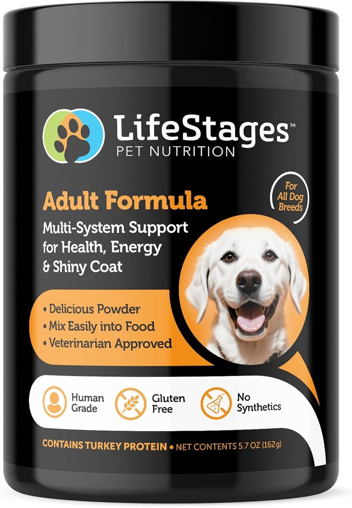 Fase 2: Formula adulto multivitaminico per cani | Supporto all-in-one di gestione del peso, salute digestiva, Hip & Joint Pain, Stress & Anxiety & more, All Natural - Vet Approvato