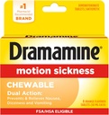 Dramamine Chewable, Motion Sickness Relief, Arancio Flavor, 8 conte