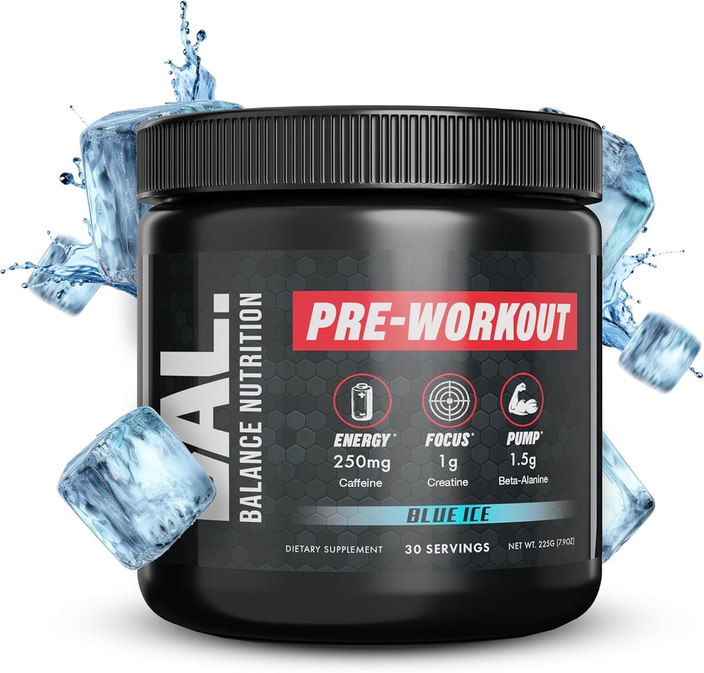 Pre-Work Out, 30 Serve (Blue-Ice)