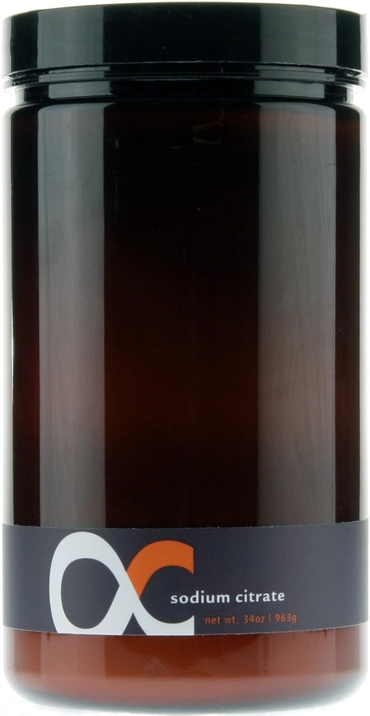 Citrato di sodio puro 4mular in vaso di ambra 34 oz