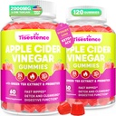 Aceto di sidro di mele Gummies, Keto ACV Gummies per le donne e gli uomini, supplemento di Aceto di sidro di mele con tè verde, B12, Probiotico per Detox Cleanse, Metabolismo e salute digestiva, Vegan - 2 mesi di alimentazione