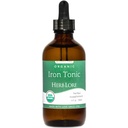 Herb Lore Iron Tonic - Organic Liquid Iron Drops Supplemento per bambini e donne - Baby, Infant & Toddler Friendly - Plant Based, Vegan, Gentle, Non Constipating Herbal Tincture (4 fl oz)