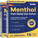 Sumifun Medicated Cold Hot Patches - 30 Conte 5% Menthol Extra Strength Pain Relief Patches Potente Rilievo mirato per Backaches semplici, Dolore congiunto, Stiff Neck, Muscolo Sorriso