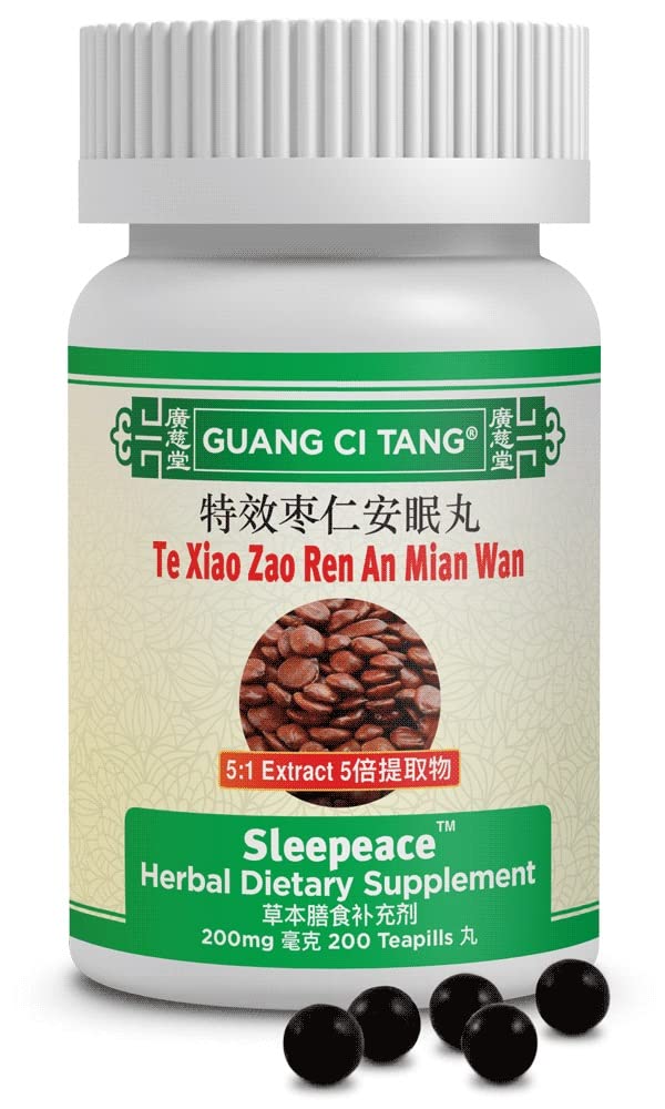 Guang Ci Tang ActiveHerb - Sleepeace Te Xiao Zao Ren a Mian Wan - 200 pillole
