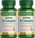 Complesso Bounty Super B della natura con vitamina C & acido folico, supporto immunitario e energetico, 150 compresse - Confezione da 2