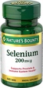 Natura Bounty Selenium, Supporta la salute del sistema prostatico e immunitario, 200 mcg, 100 compresse