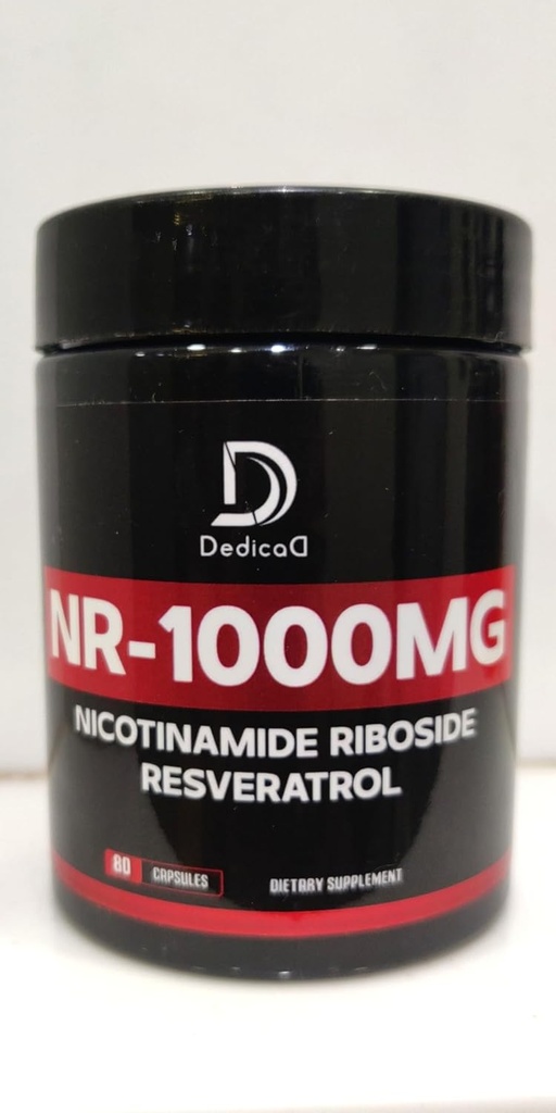 NAD Supplemento con Nicotinamide Riboside e Trans Resveratrolo - NR per uomini e donne - 80 capsule