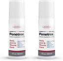 Penetrex Joint & Muscle Therapy - Gel rilassante per schiena, collo, mani, piedi - Rubinetto intero Premium con Arnica, Vitamina B6 & MSM - 3oz Roll On Gel (2-Pack)