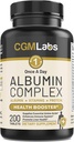 Una volta A Day Albumin Complex - Egg White Albumin, Whey Protein, Royal Jelly, Aminoacidi essenziali - 200Tablets