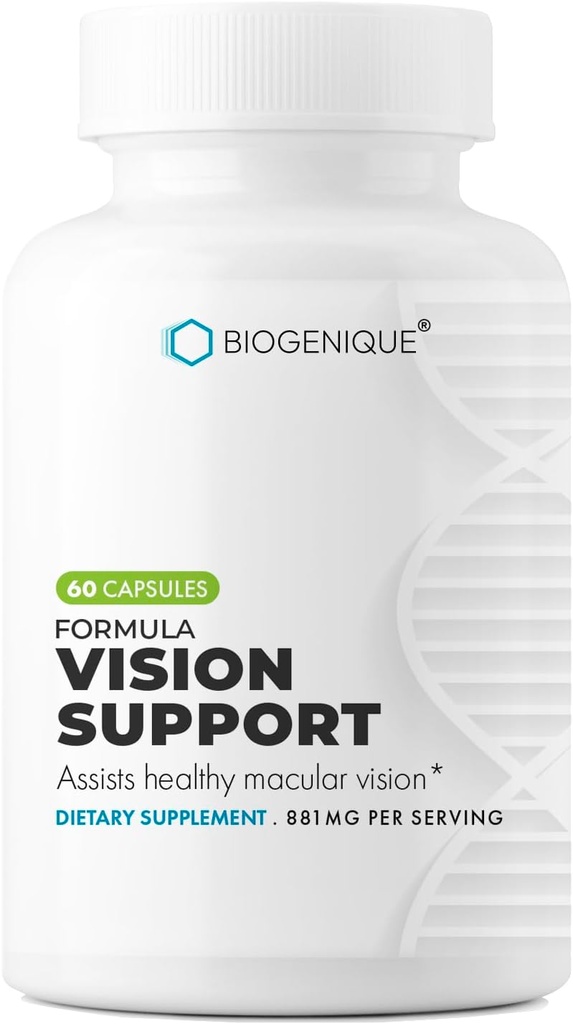 Integratore Vision Support con Lutein, Lycopene, Vitamine & Minerali per Eye Health & Vision Health Support 60 Capsule - Made in USA - Non-GMO, Gluten Free