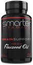 Smarter Brain Support Nootropic Supplemento, Realizzato con Alpha-GPC, L-Tyrosine & Acetyl L-Carnitine ALCAR, Flaxseed Oil, ALA DHA, 60 Softgel Energy Pills