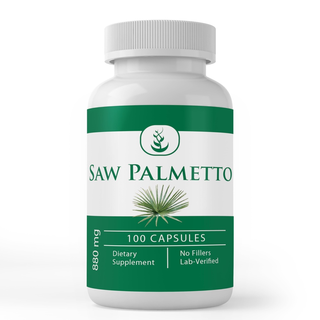 PURE INGREDIENTI ORIGINALI hanno visto Palmetto, (100 capsule) Sempre puro, Nessun Additivo o Filler, Verificato laboratorio