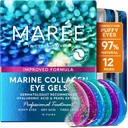 MAREE Eye Gel - Pads Under Eye Patches for Puffy Eyes and Dark Circles with Collagen & Hyaluronic Acid - Anti Wrinkles Under Eye Masks Trattamento per Puffiness & Bags - Parches Para Ojeras