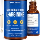 L Arginina Liquido - L-Arginina Supplemento per Uomini e Donne con Precursore di Ossido Nitrico, L Arginina Supplemento