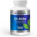 Botanici professionali DI-AIDE Enzymes Advanced Digestive Support, Allevia Bloating & Indigestion, Ingredienti naturali, Vegan & Non-GMO – 120 capsule
