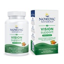 Nordic Naturals Omega Vision, Limone - 60 Gel Morbidi - con Zeaxanthin e FloraGLO Lutein, per Occhi Sani e Visioni - 30 Serve