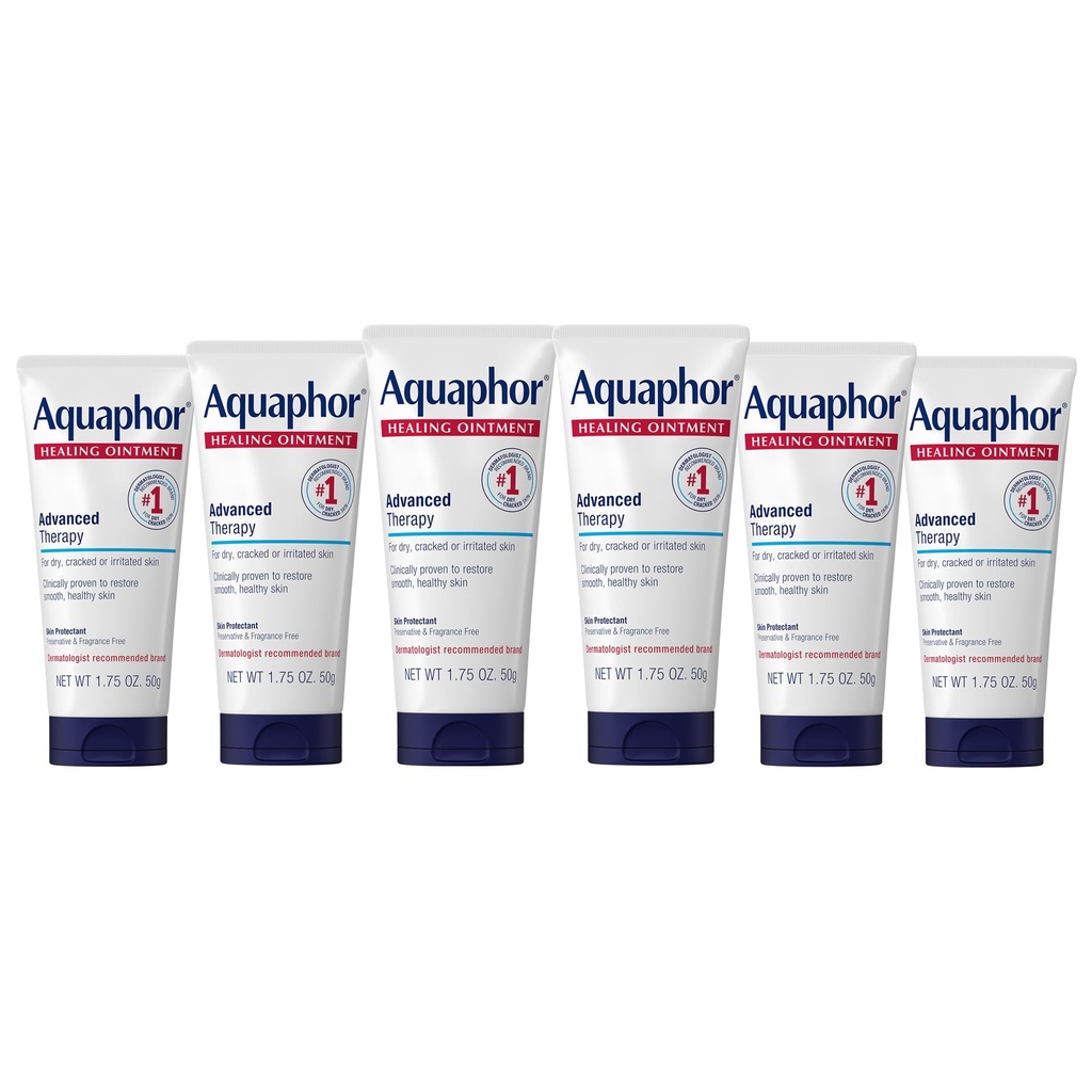 Unguento di guarigione dell'acquaforo, unguento di guarigione della terapia avanzata per la pelle secca, protettore della pelle per la pelle screpolata a secco - 1.75 oz. Tubo (Pacchetto di 6)