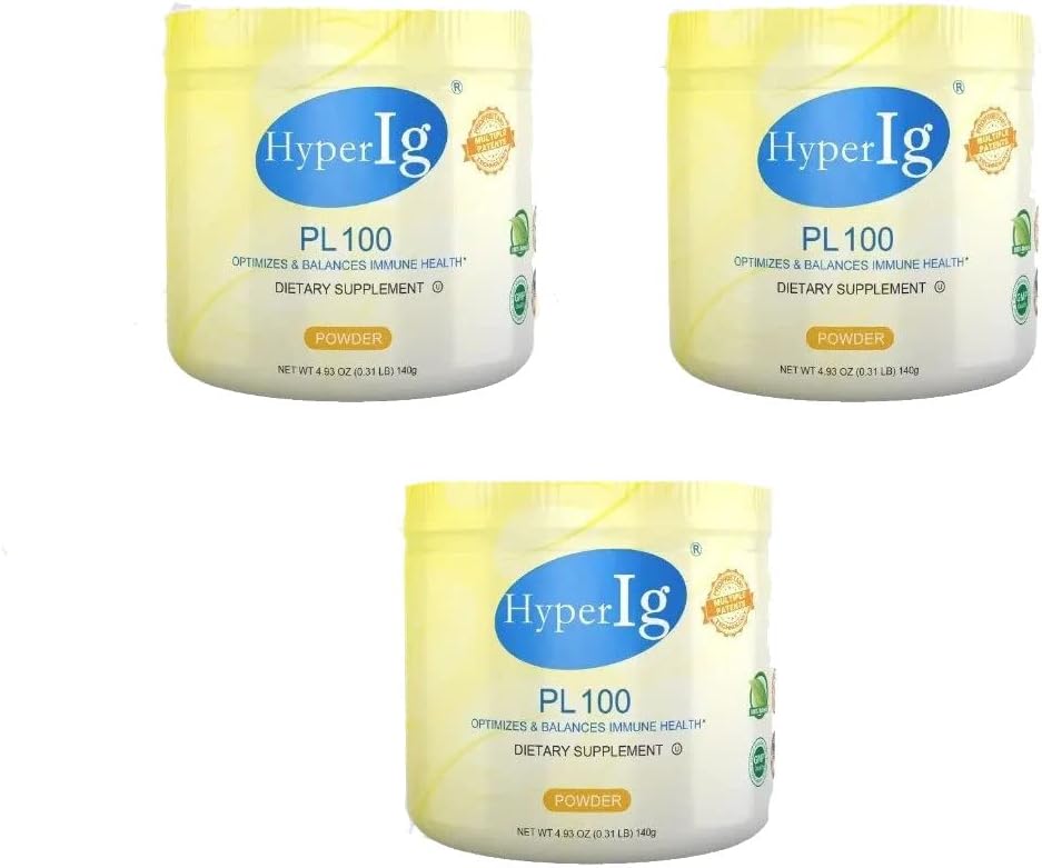 PL-100 polvere di proteine dell'uovo, integratori di uova iperimmune, 140g - Boost immunitario, salute digestiva, assistenza alle articolazioni, energia e resistenza muscolare, contenitori senza glutine 3
