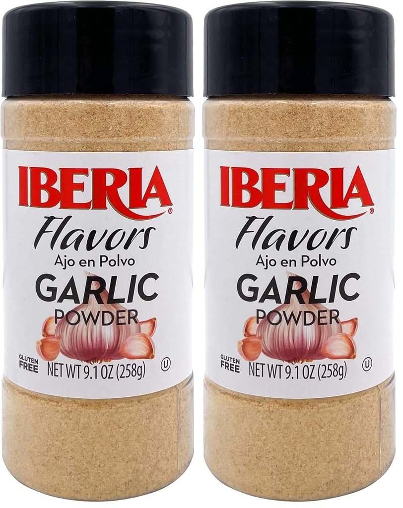 Iberia polvere di aglio, 9.1 Oz (pacchetto di 2)