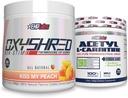 EHP Labs Non-Stim + Acetyl Bundle - OxyShred Thermogenic Pre Workout Powder & Shredding Supplement - Acetyl L-Carnitine - Supporta la produzione di energia naturale, aiuta il metabolismo e la funzione sana del cervello