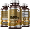 Smart Nutra Labs Organic Ceylon Cinnamon Supplemento 1200mg per Serving, 180 capsule vegane, 100% puro, Vera Cannella di Ceylon