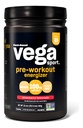 Vega Sport Pre-Workout Energizer, Strawberry Lemonade - Polvere pre allenamento per le donne e gli uomini, Supporta energia e messa a fuoco, Elettroliti, Vegan, Keto, Gluten Free, Non OGM, 1.1 lbs