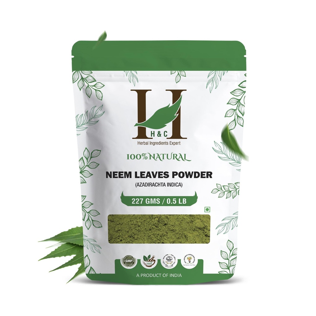 H&C Natural Neem lascia polvere, 227 grammi (1/2 lb)