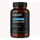 Endur Choline L(+) Bitartrate, Sustain Release Brain & Liver Support Supplement, Prenatal Safe, Vegan, Non-GMO, Gluten Free, 300mg (60 compresse)