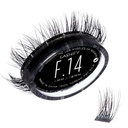 Lashify Fluffy 14mm Gossamer Eyelash Extensions Refill, nero, facile fai da te False Lashes per aggiungere pienezza e dimensione