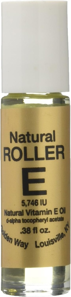 Rullo naturale di vitamina E di modo dorato, 0.38 oncia fluida