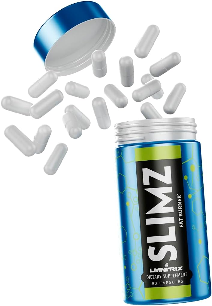 SLIMZ Fat Burner & Mood Enhancer - pillole dimagranti che funzionano - supplemento di perdita di peso - perdita di peso, sbarazzarsi di stress e prendere il controllo del vostro viaggio benessere - 90 capsule