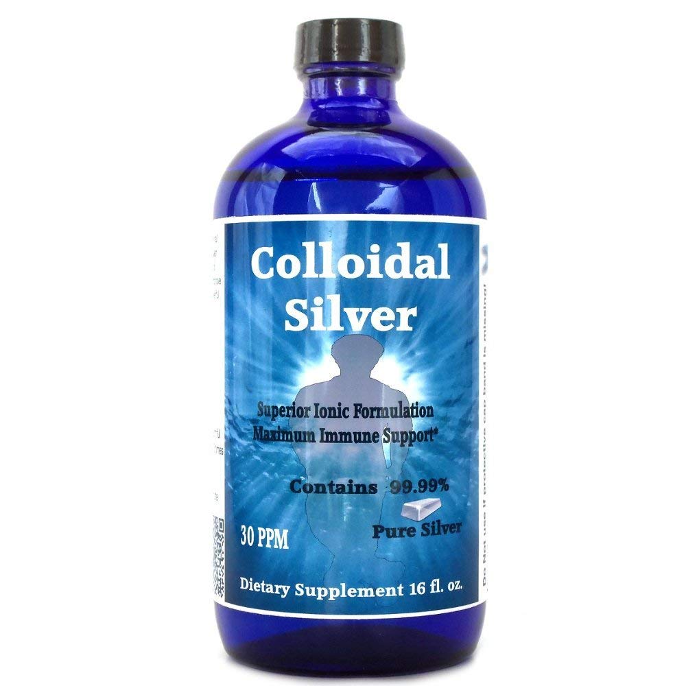 Superior Silver 30PPM 16 fl oz Ionic Argento Realizzato in argento puro 99,99%