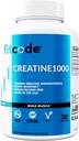 fitcode Creatine1000, 1 grammo di pura creatina monoidrato in ogni servizio, capsule vegetali (30 porzioni)