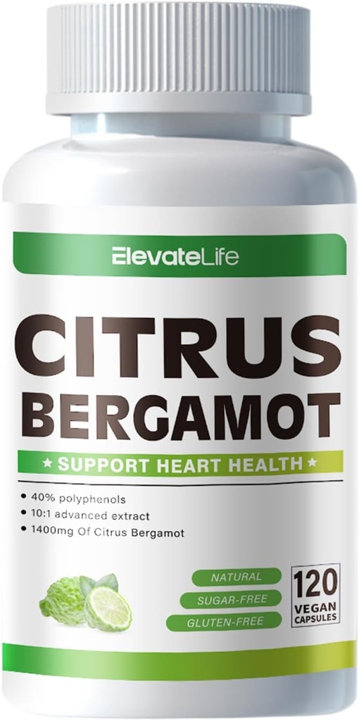 ElevateLife Citrus Bergamot 1400mg, 120 capsule...