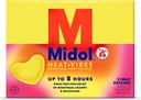 Midol Heat Vibes Menstrual Pain Relief Patches, per periodo Cramp e Backache Relief, Confezione da 3