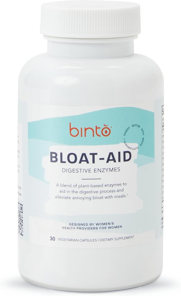 Binto Bloat-aid - enzimi digestivi - Integratori di enzimi digestivi basati sulle piante per sostenere la digestione della salute e tagliare su Bloat - senza conservativo, senza glutine, non OGM