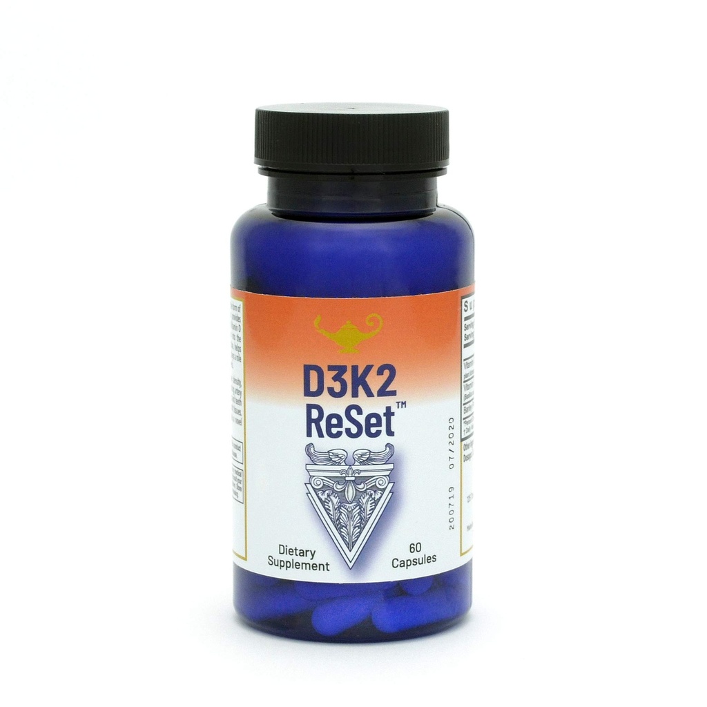 RnA ReSet D3K2 Reset – 4.000 IU Vitamin D3 & 100 mcg K2 Supplemento (60 capsule)