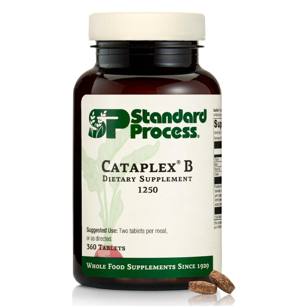 Processo standard Cataplex B - Formula alimentare completa con Niacin, Vitamina B6, Thiamine e Inositolo per la salute del cuore, il metabolismo e la manutenzione del colesterolo - 360 compresse