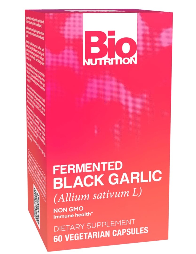 Bio Nutrizione Fermentato Aglio Nero - 60 Capsule Vegetariani Confezione da 1