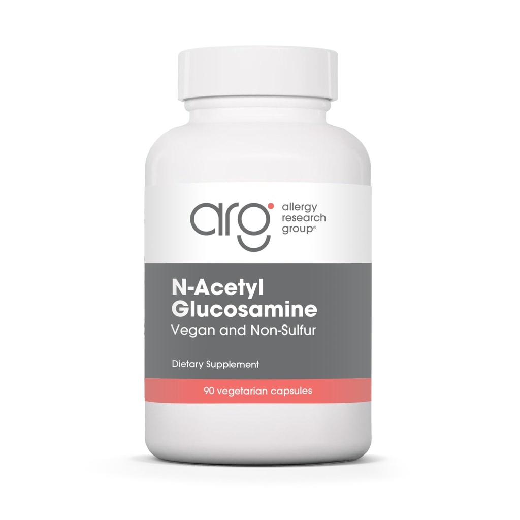 Gruppo di ricerca allergia N-Acetyl D-Glucosamine 500mg - NAG Supplemento, Supporto congiunto, Glucosamine Sulfate, Formula di salute comune, Attivatore di motilità, Vegan, Non-Sulfur, Capsule Vegetariani - 90 Conte