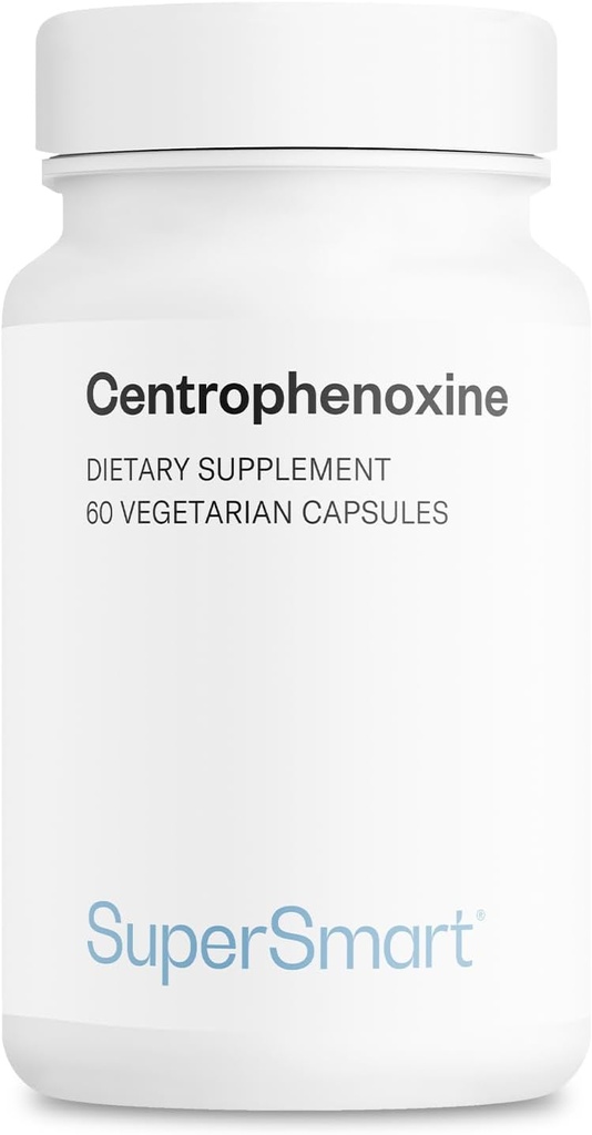 Supersmart - Centrophenoxine 500mg al giorno (DMAE & pCPA) - Nootropics Supplement | Non-GMO & Gluten Free - 60 capsule vegetariane